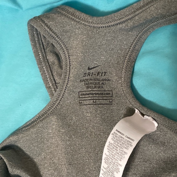 Nike Dri-FIT Charcoal Sports Bra - Picture 3 of 3